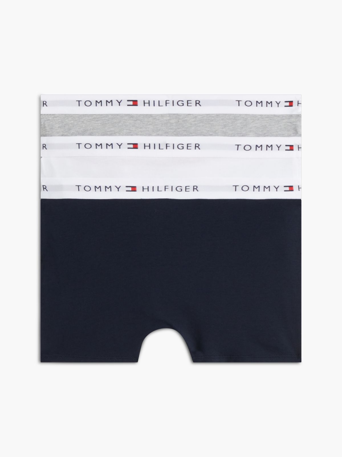 3-Pack Signature Logo Waistband Trunks — Brown