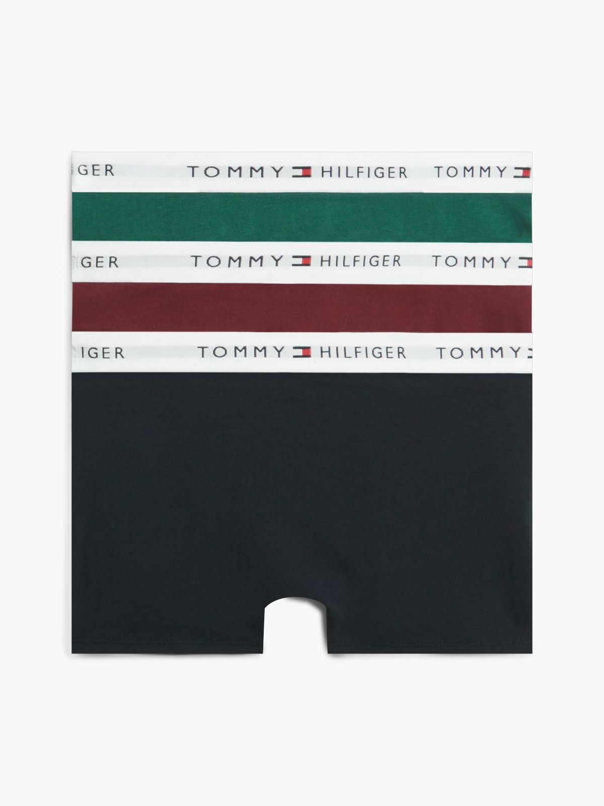 3-Pack Signature Logo Waistband Trunks — Brown