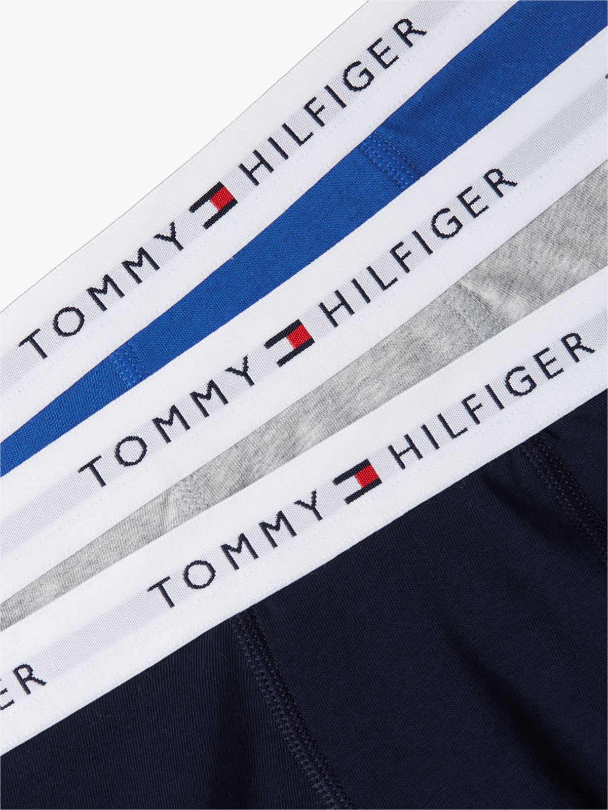 3-Pack Signature Logo Waistband Trunks — Brown