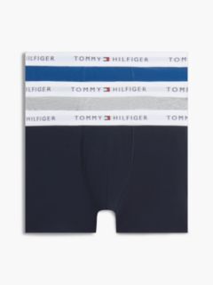 3-Pack Signature Logo Waistband Trunks — Brown 1