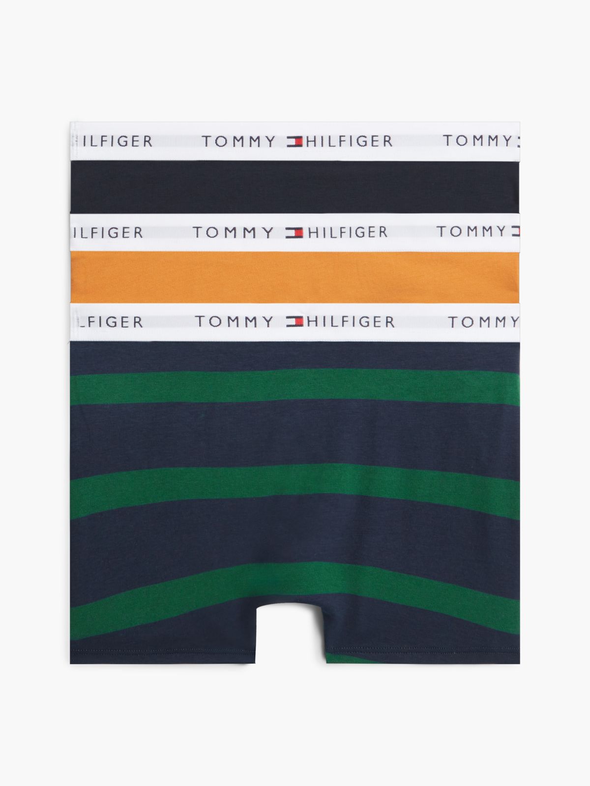3-Pack Signature Repeat Logo Waistband Trunks — Pink