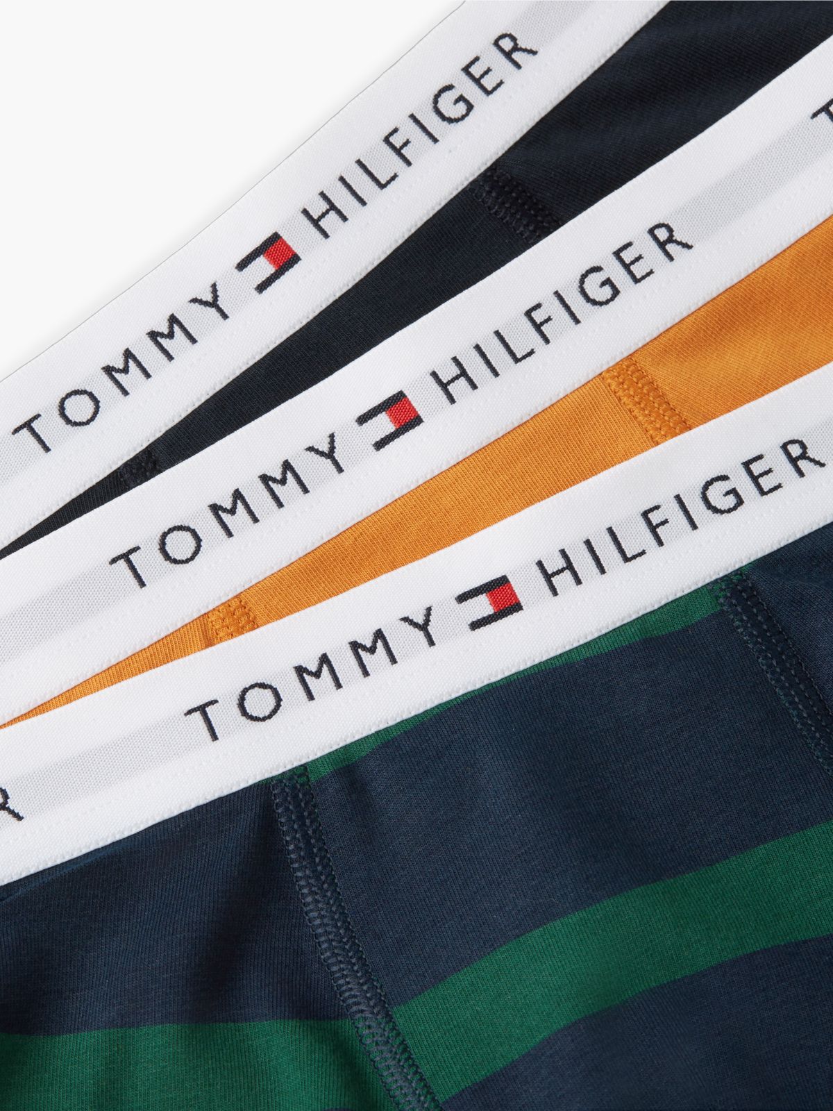 3-Pack Signature Repeat Logo Waistband Trunks — Pink