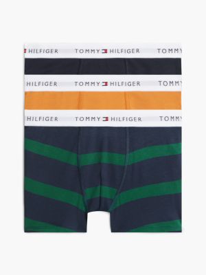 lot de 3 boxers ceinture à motif logo pink pour garçons tommy hilfiger