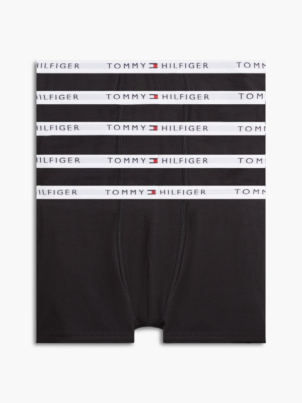 5-Pack Signature Logo Waistband Trunks — Multi