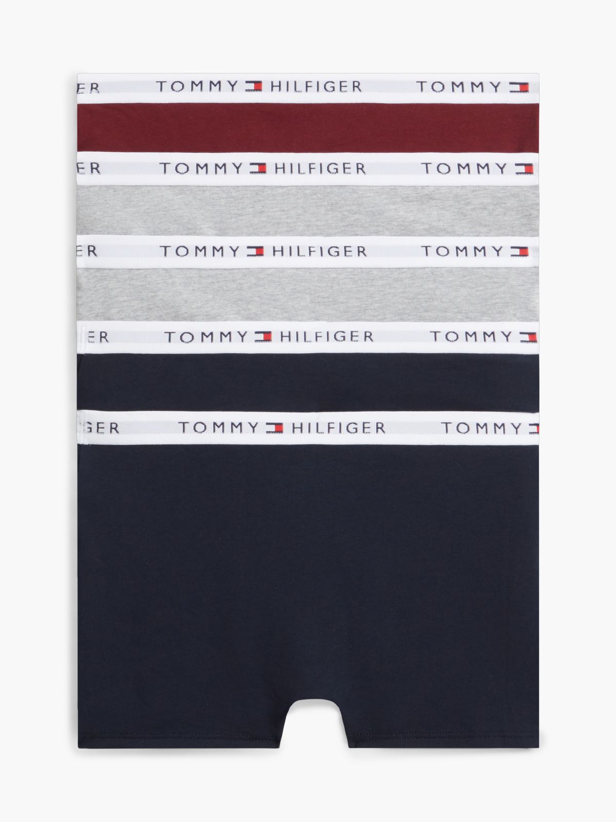 5-Pack Signature Logo Waistband Trunks — Blue