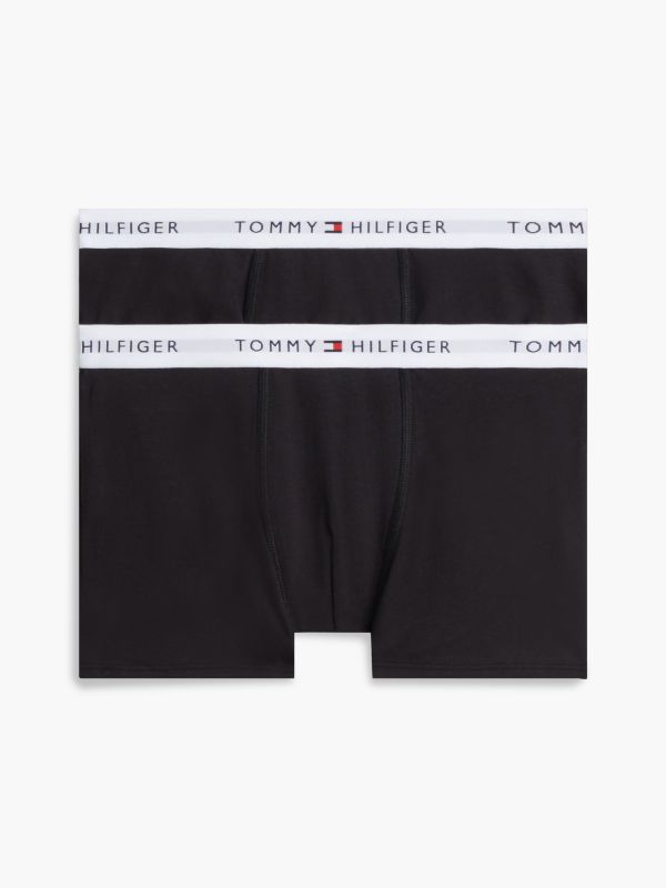2-Pack Signature Logo Waistband Trunks — Orange
