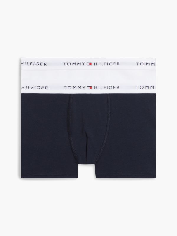 2-Pack Signature Logo Waistband Trunks — Orange