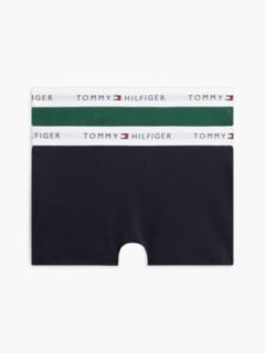 2-Pack Signature Logo Waistband Trunks — Blue 2