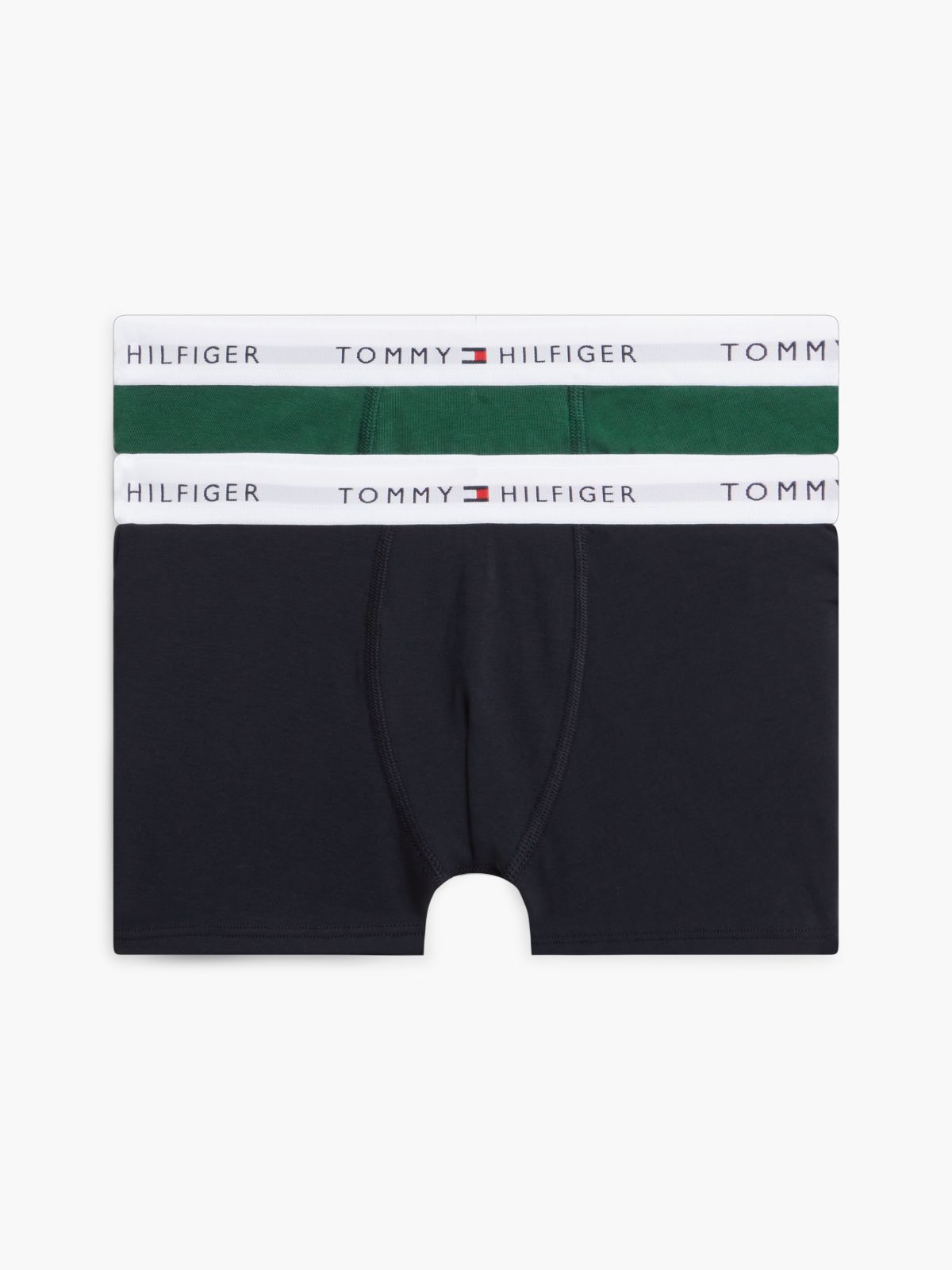 2-Pack Signature Logo Waistband Trunks — Blue