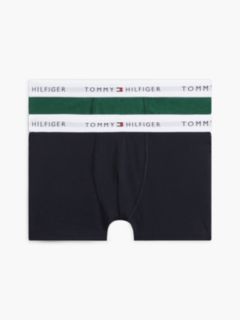 2-Pack Signature Logo Waistband Trunks — Blue 1