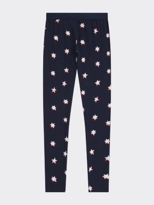 tommy hilfiger logo print leggings