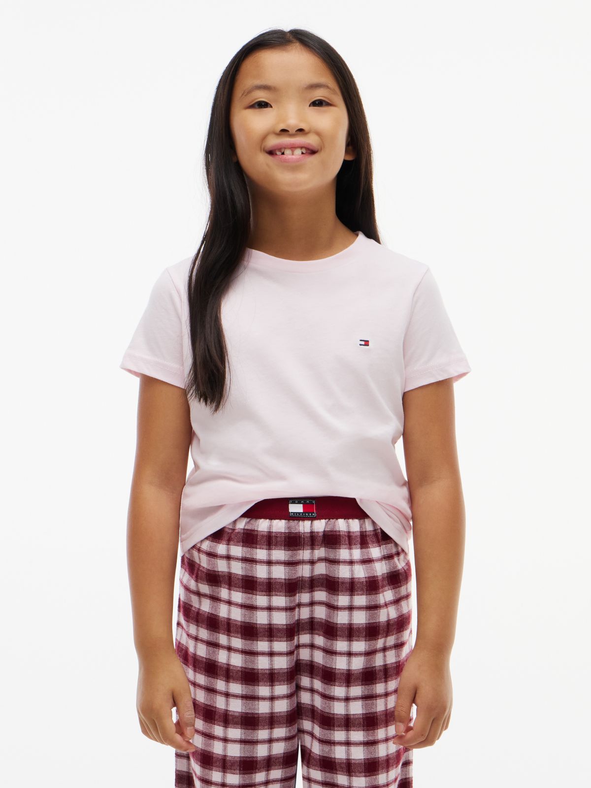 2-Pack Signature Flag Jersey Lounge T-Shirts — Pink