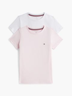2-Pack Signature Flag Jersey Lounge T-Shirts — Pink 1