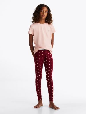 yellow 2-pack signature crew neck t-shirts for girls tommy hilfiger