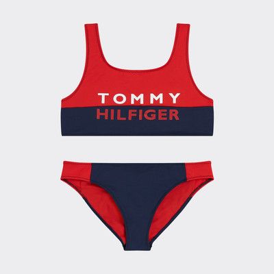 tommy hilfiger logo bikini set