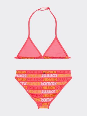 tommy hilfiger logo bikini set