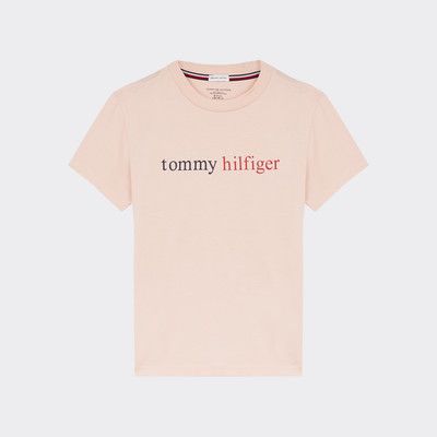 pink tommy hilfiger crew neck