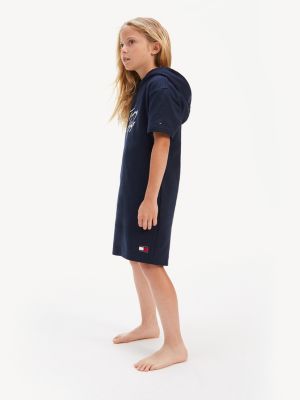 tommy hilfiger pure cotton logo hoodie