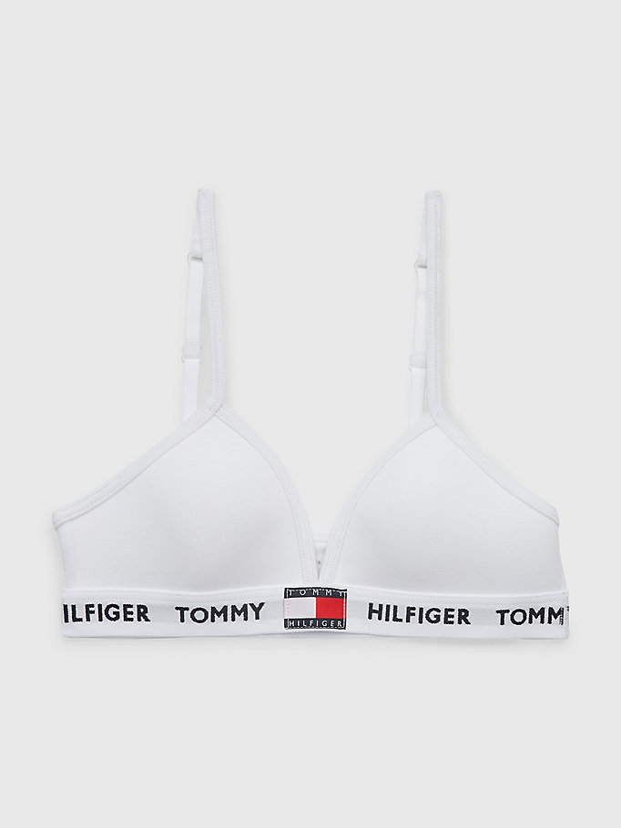 Bralette Tommy 85 in cotone stretch imbottita Tommy Hilfiger Bambina Abbigliamento Intimo Reggiseni 
