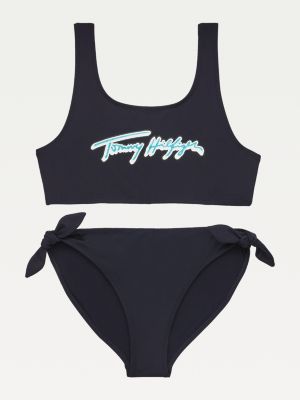 tommy hilfiger logo bikini set