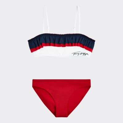 white tommy hilfiger bikini set
