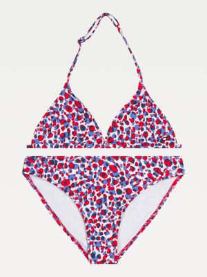 Leopard Print Bikini Set | WHITE 