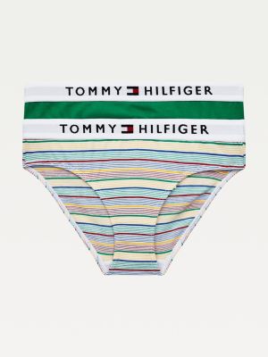 2-Pack Stripe Knickers | GREEN | Tommy 