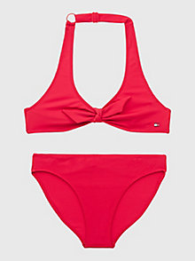 Tommy Hilfiger Bralette Set Juego de Bikini para Niñas 