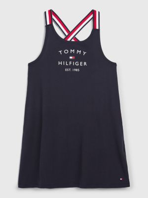 tommy hilfiger black sleeveless dress