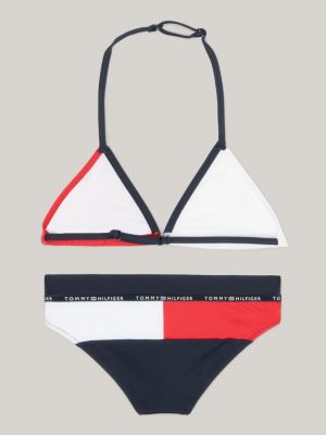 Hilfiger Flag triangel bikiniset Blauw Tommy Hilfiger