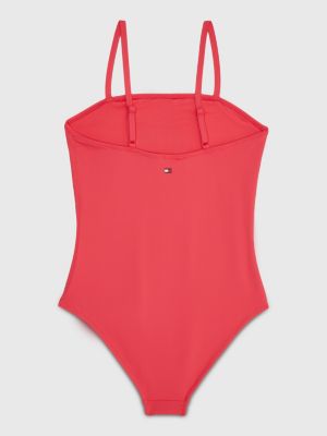 Купить Tommy Hilfiger BANDEAU ONE PIECE Swimsuit black БАНДО ONE PIECE  Купальник черный в интернет-магазине Diskontshop.eu Германия всего за 19  062 руб. в