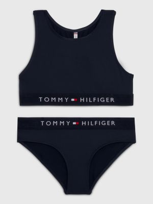 Verdeelstuk Partina City straal Original bikiniset met crop top | BLAUW | Tommy Hilfiger