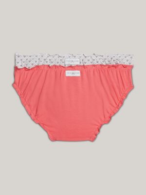 gold 2er-pack th established rüschenslip für mädchen - tommy hilfiger