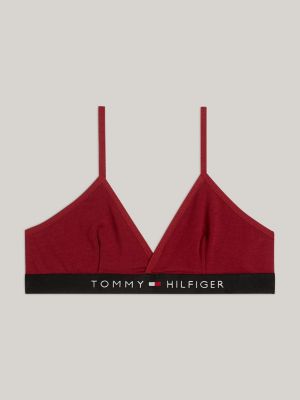 Ropa interior Tommy Hilfiger Padded Triangle Bra Black