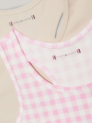 gold th original 2-pack racerback unpadded bralettes for girls tommy hilfiger