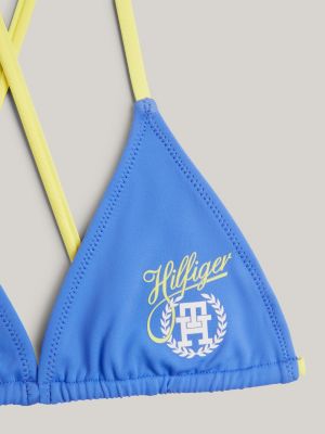 TH Original Triangle Logo Bikini Set Blue Tommy Hilfiger