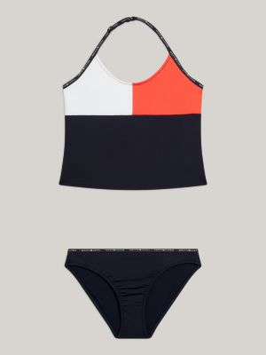 Flag Logo Bralette + Bikini Set