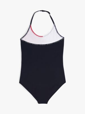 Tommy hilfiger flag hot sale one piece swimsuit