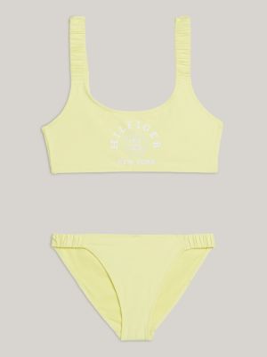 TH Original Logo Bralette Swim Set, Pink