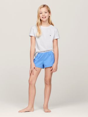 TH Original T-Shirt And Shorts | Tommy Set Hilfiger | Blue Pyjama