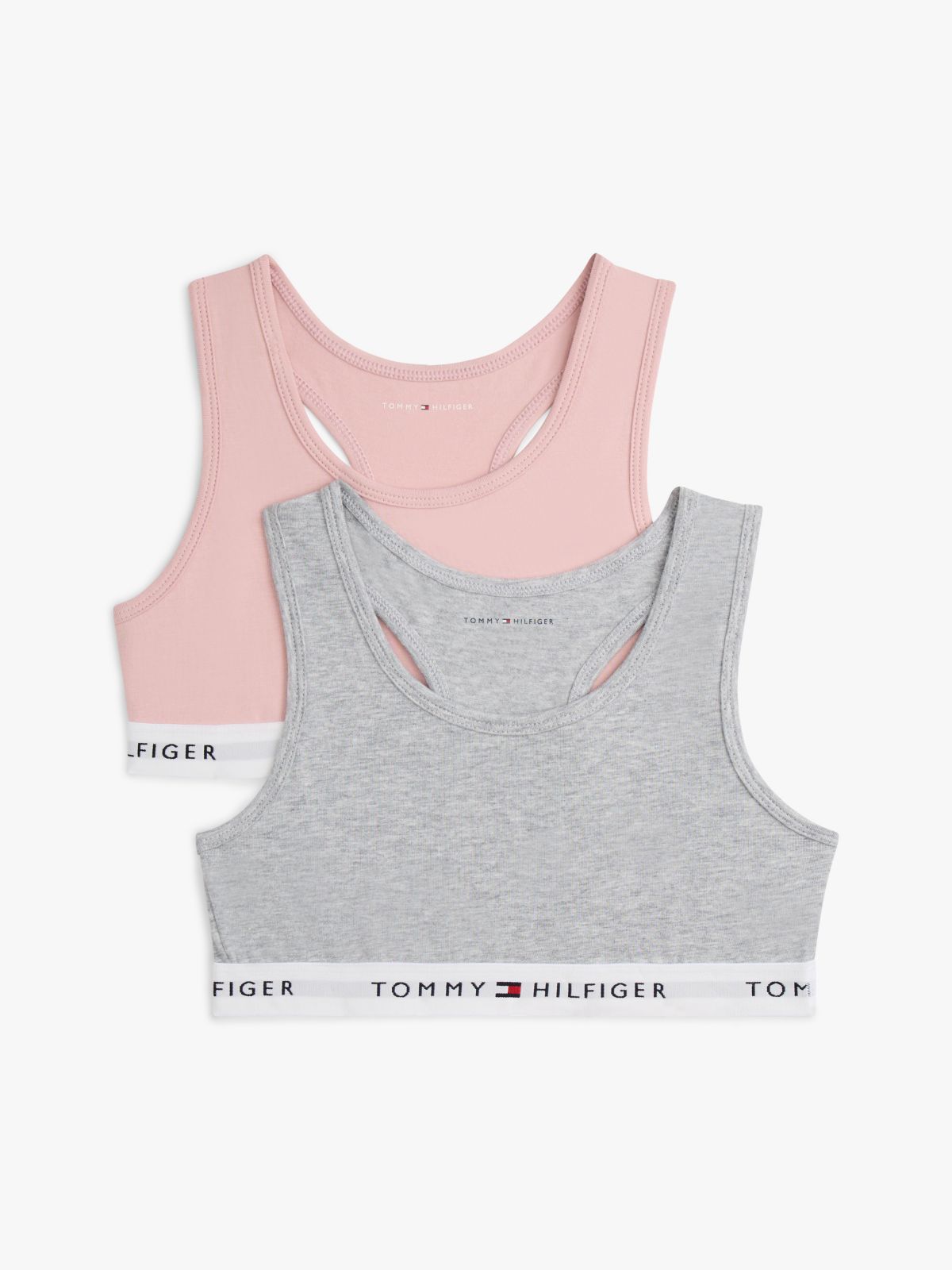 2-Pack Signature Unpadded Racerback Bralettes — Multi