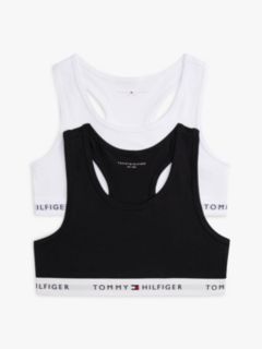 2-Pack Signature Unpadded Racerback Bralettes — Pink 1