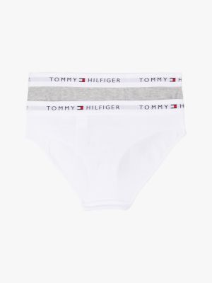 multi 2-pack signature logo waistband briefs for girls tommy hilfiger