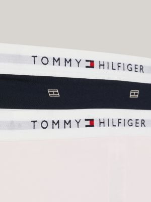 2 pack culotte con stampa ed elastico in vita blu da bambine tommy hilfiger