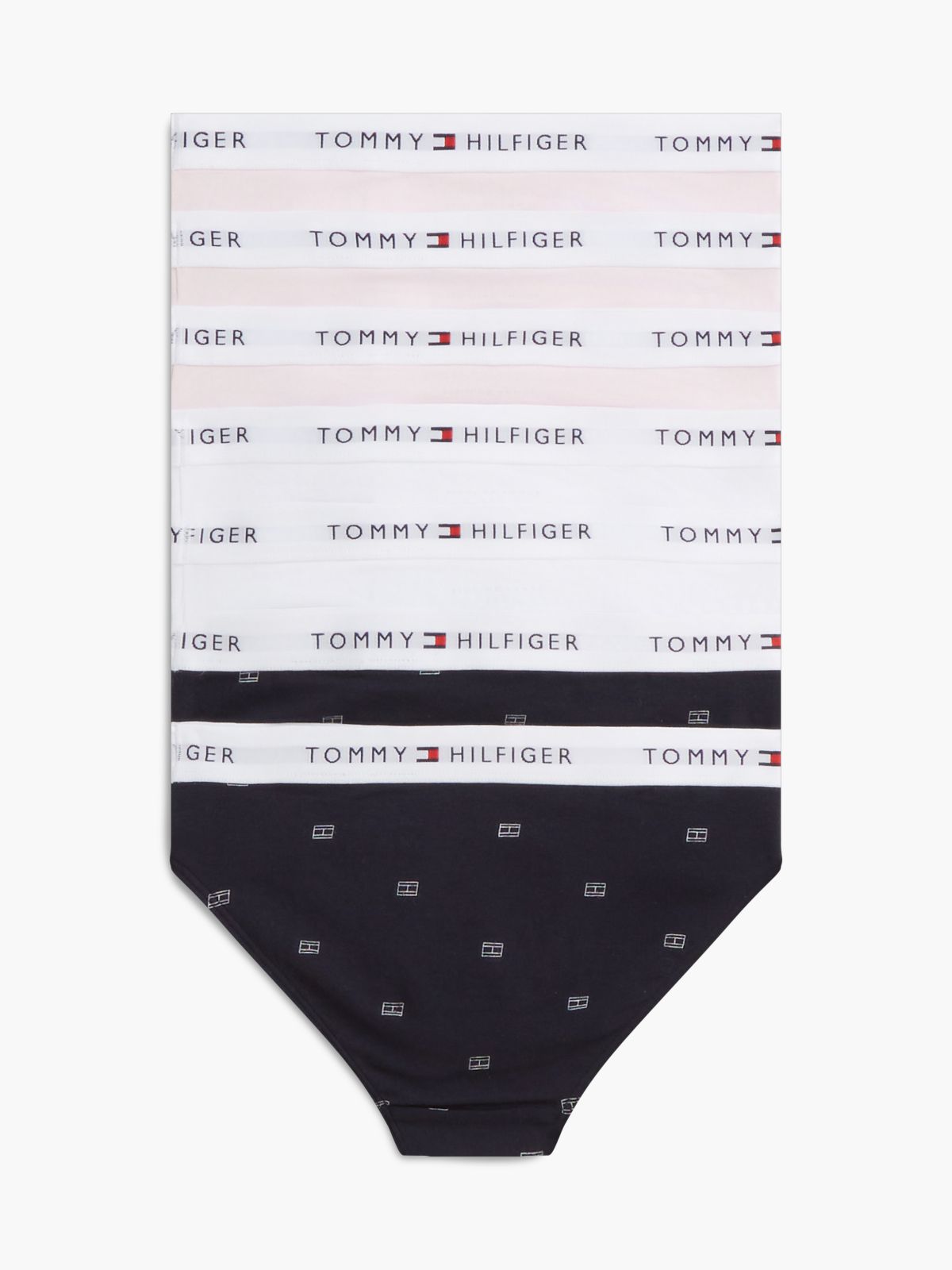 7-Pack Signature Logo Waistband Briefs — Brown