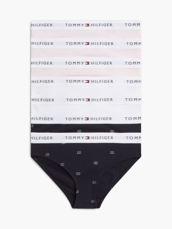 7-Pack Signature Logo Waistband Briefs — Brown