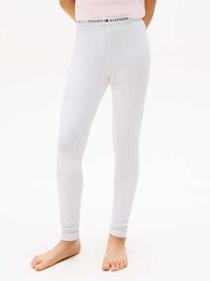 meerdere kleuren signature-set van 2 lange leggings voor meisjes - tommy hilfiger