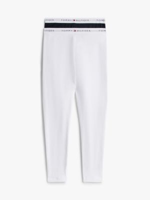 meerdere kleuren signature-set van 2 lange leggings voor meisjes - tommy hilfiger