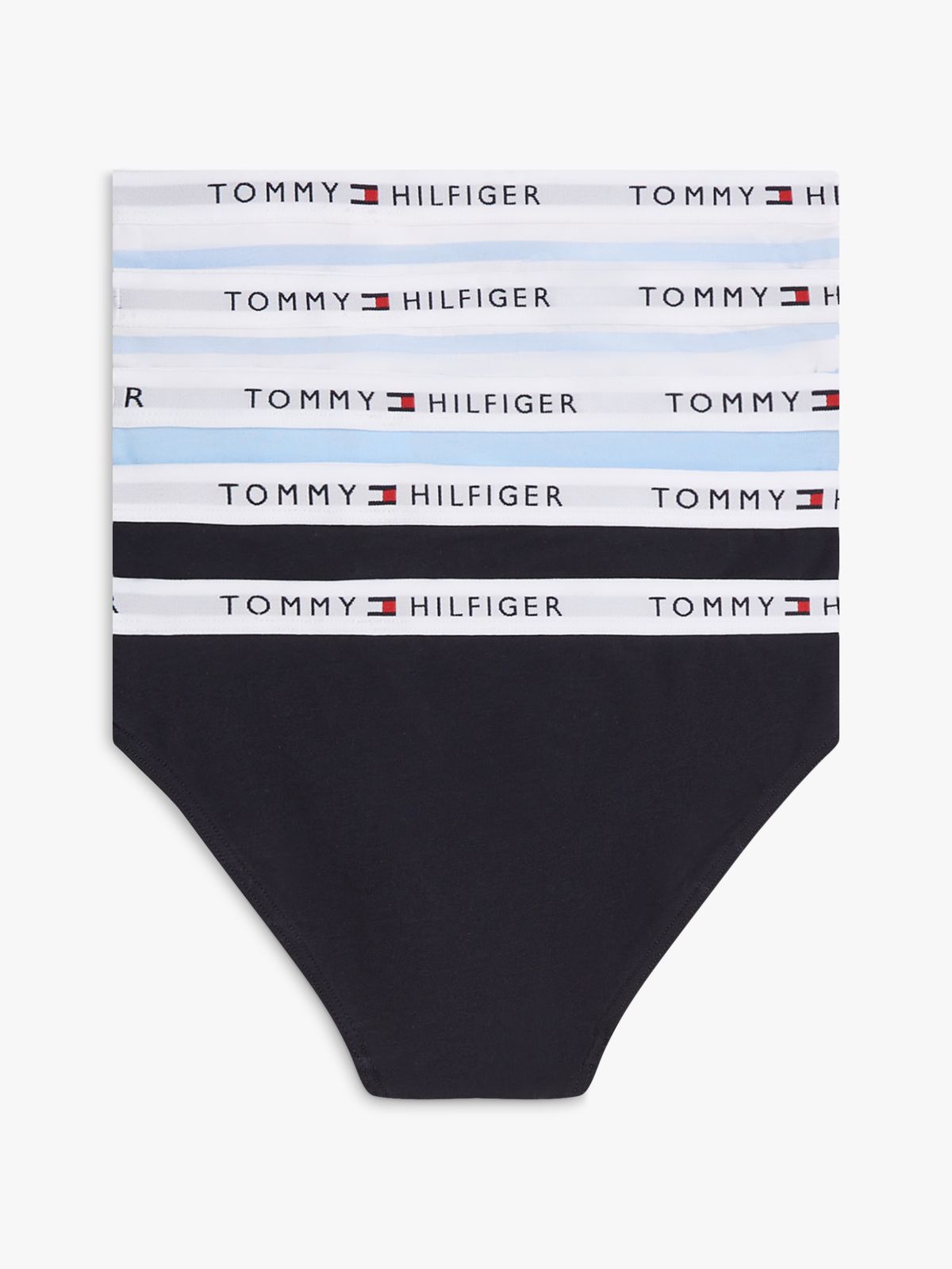 5-Pack Signature Print Logo Waistband Briefs — Multi