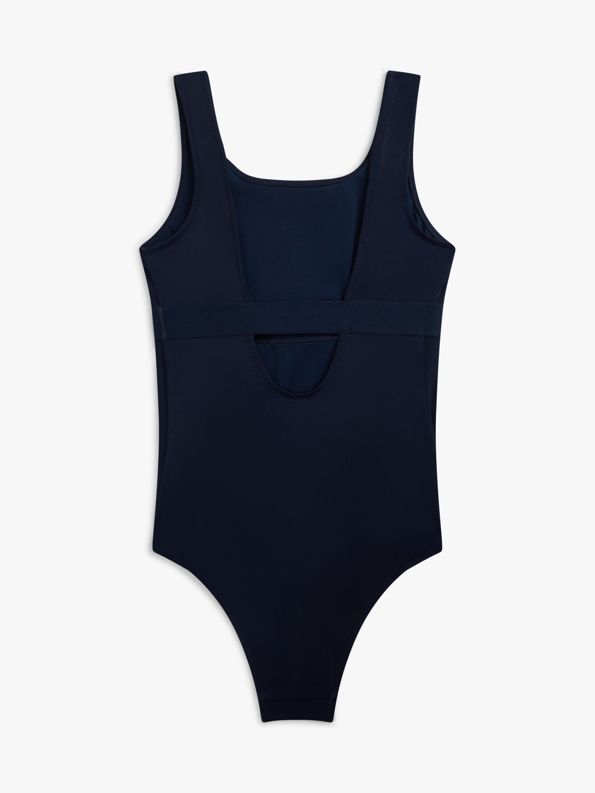 Original Square Neck Scoop Back Swimsuit — Blue